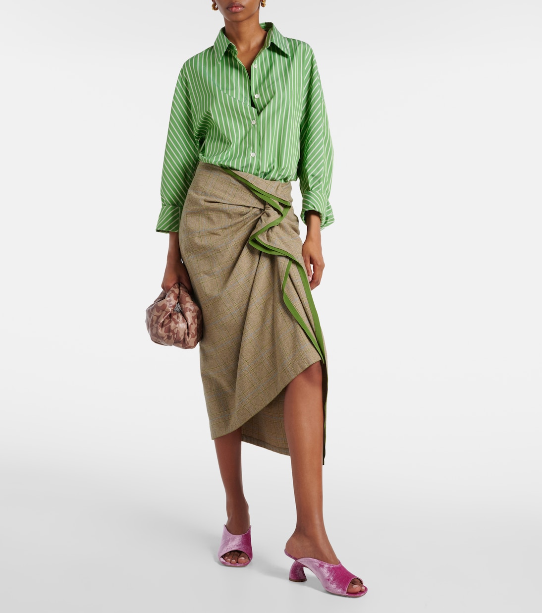 Sandali 65 in velluto | Dries Van Noten