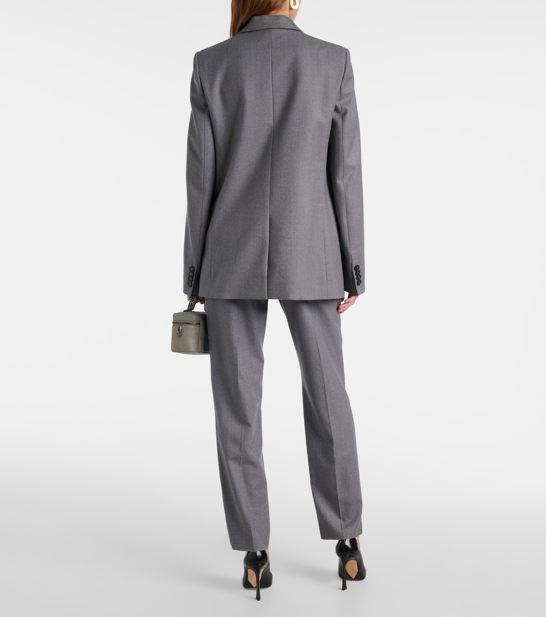 Double-breasted wool flannel blazer | Stella McCartney