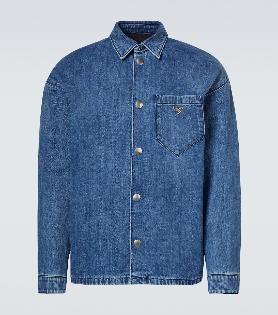Hemdjacke aus Denim | Prada