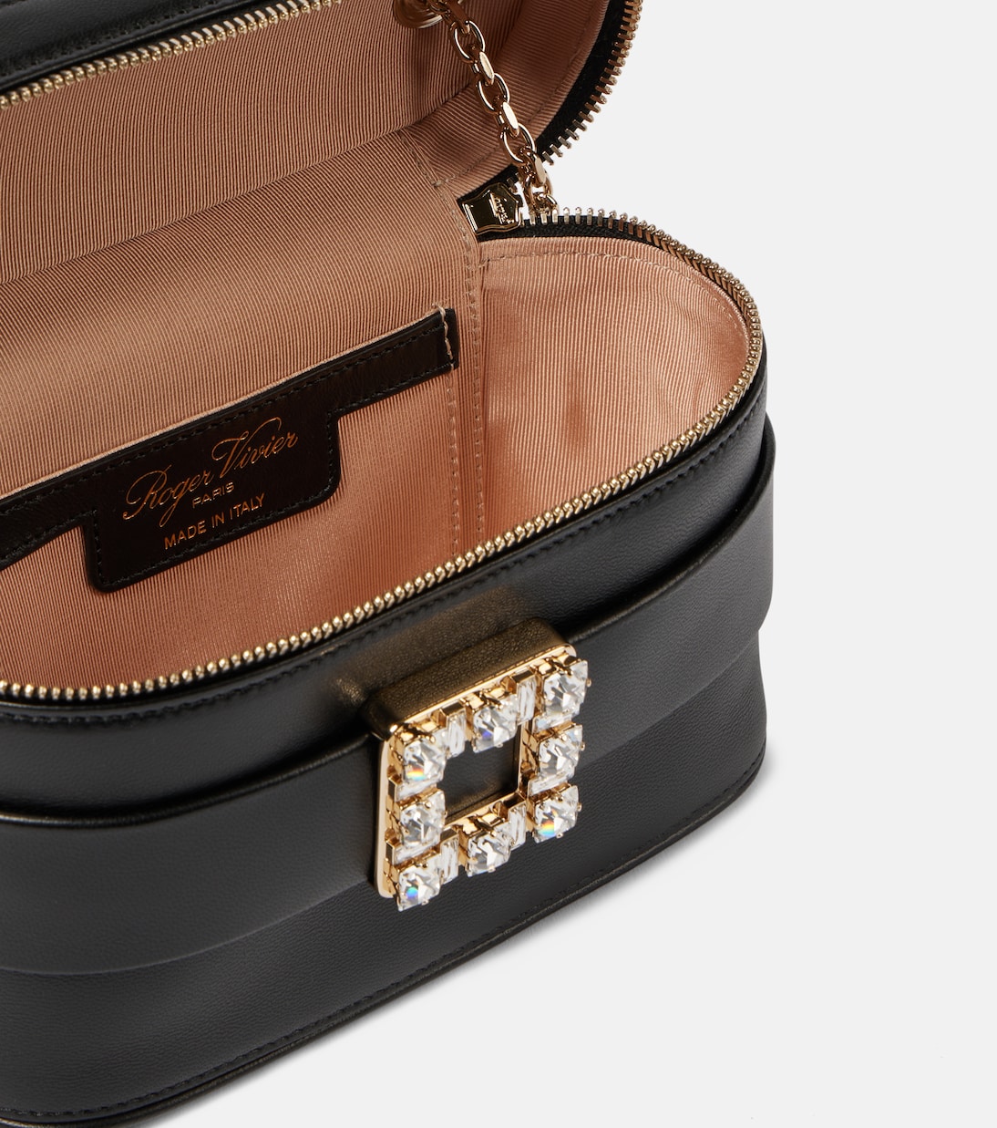 Neceser de piel adornada | Roger Vivier