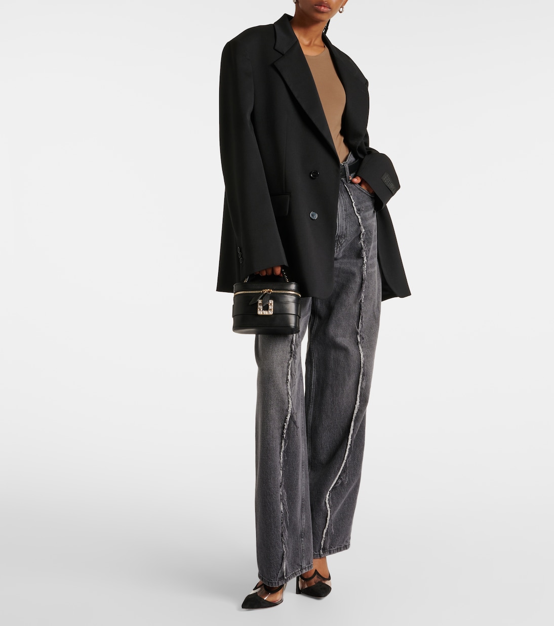 Neceser de piel adornada | Roger Vivier