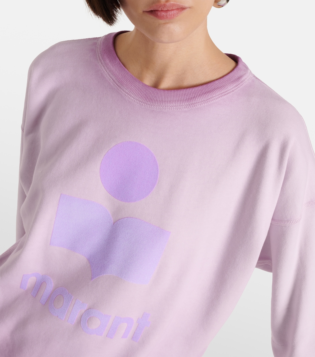 Sweat-shirt en coton à logo | Marant Etoile