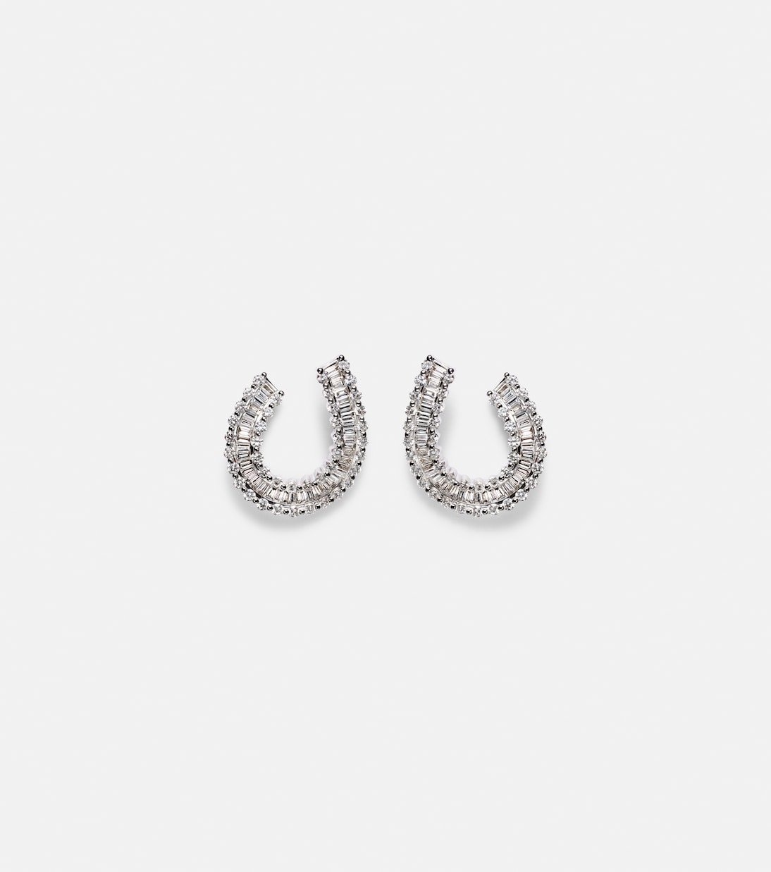 Boucles d'oreilles en or blanc 18 ct et diamants | Bucherer Fine Jewellery