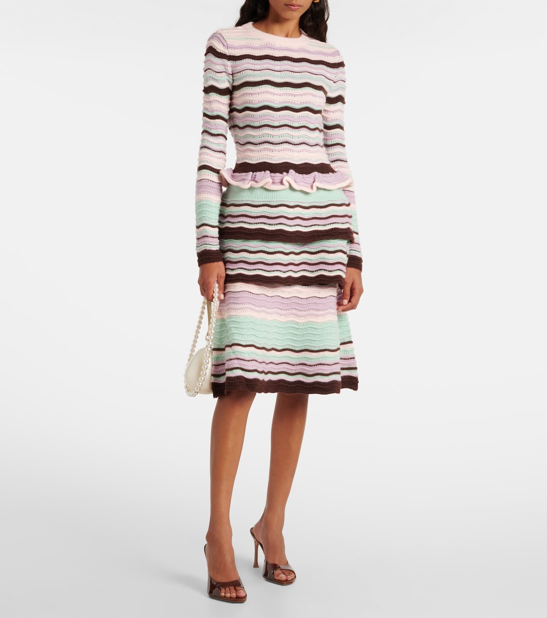 Top in maglia a righe | Susan Fang