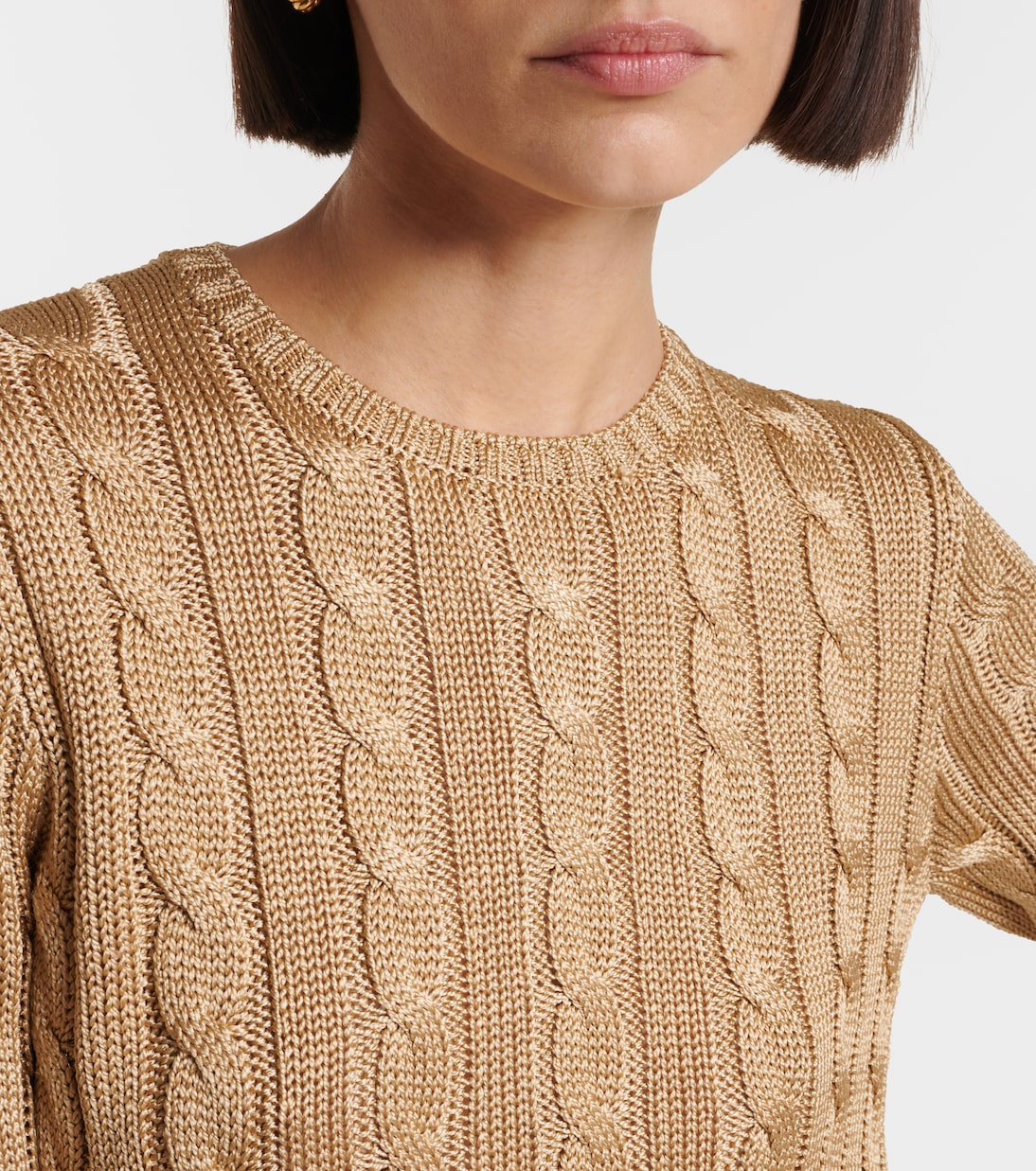 Jersey trenzado de seda | Ralph Lauren Collection