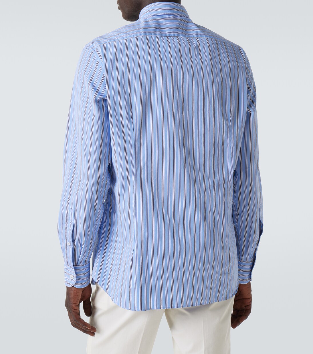 Camicia in popeline di cotone a righe | Lardini