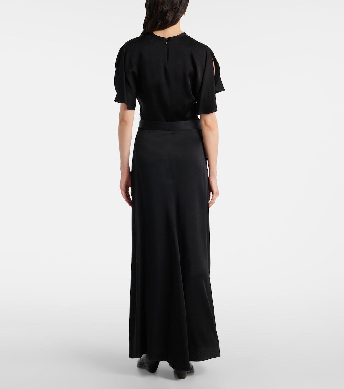 Jupe longue Kayana en satin | Isabel Marant