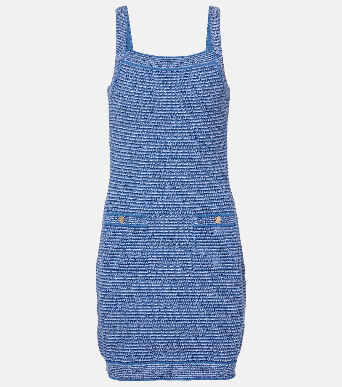 Abito corto in misto cotone | Gucci