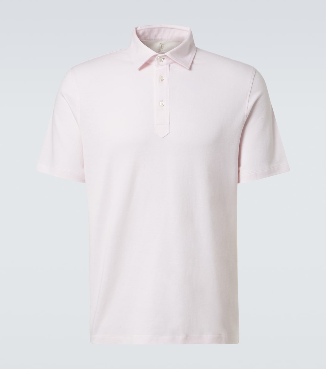 Polo in cotone e lino piqué  | Brunello Cucinelli