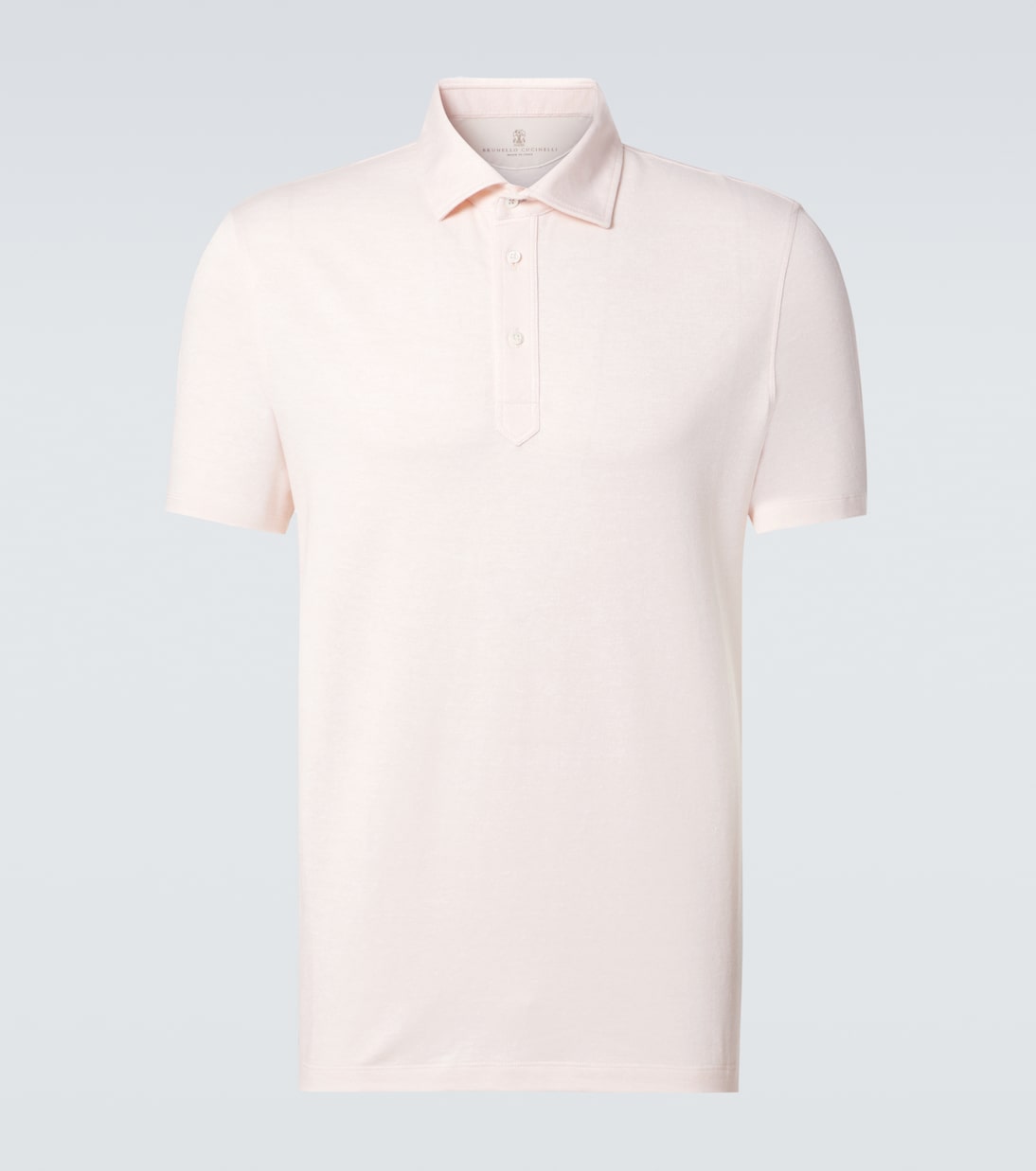 Cotton and linen polo shirt | Brunello Cucinelli