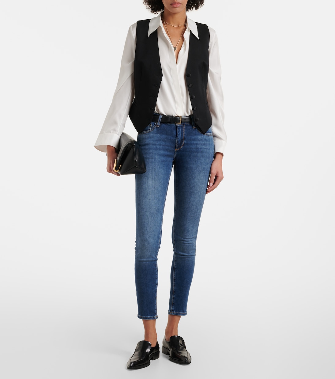 Jeans skinny de tiro medio | AG Jeans