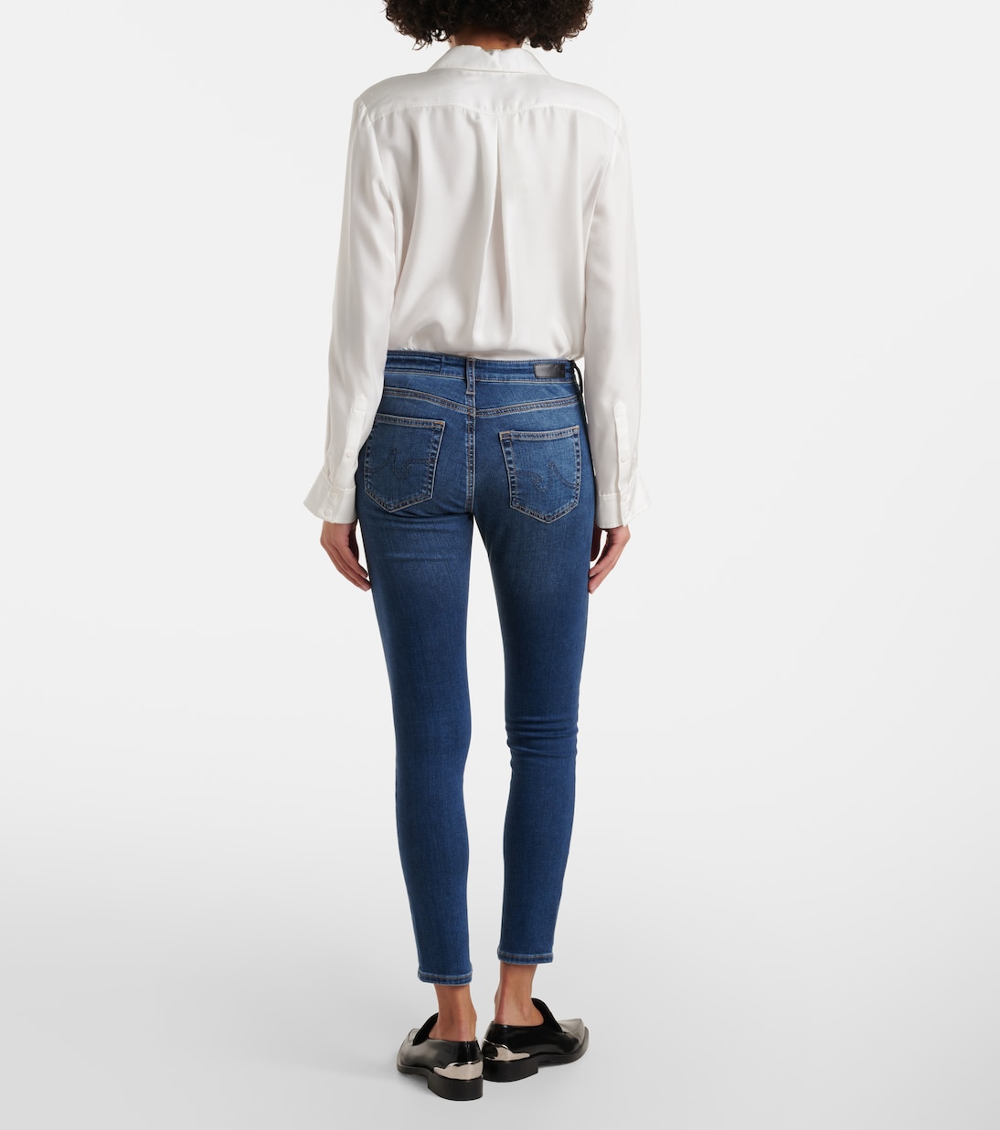 Jeans skinny de tiro medio | AG Jeans