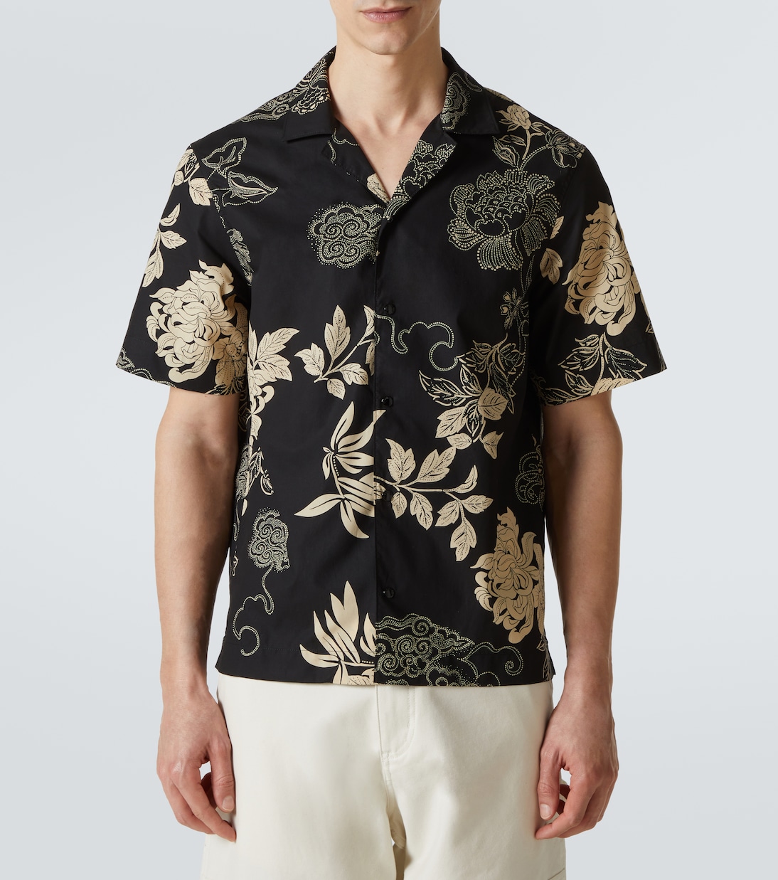 Camicia in popeline di cotone con stampa | Moncler