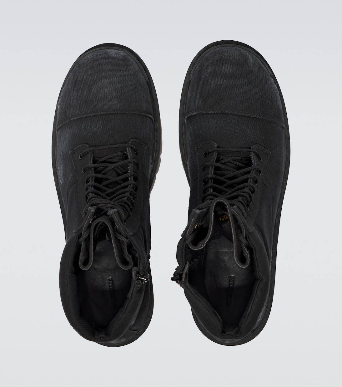 Combat Strike canvas lace-up boots | Balenciaga