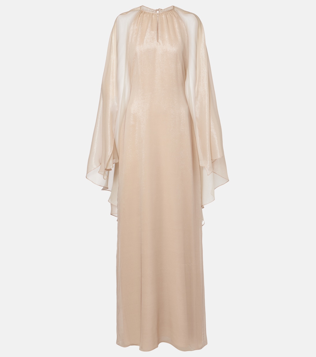 Robe longue en satin de soie mélangée | Tom Ford