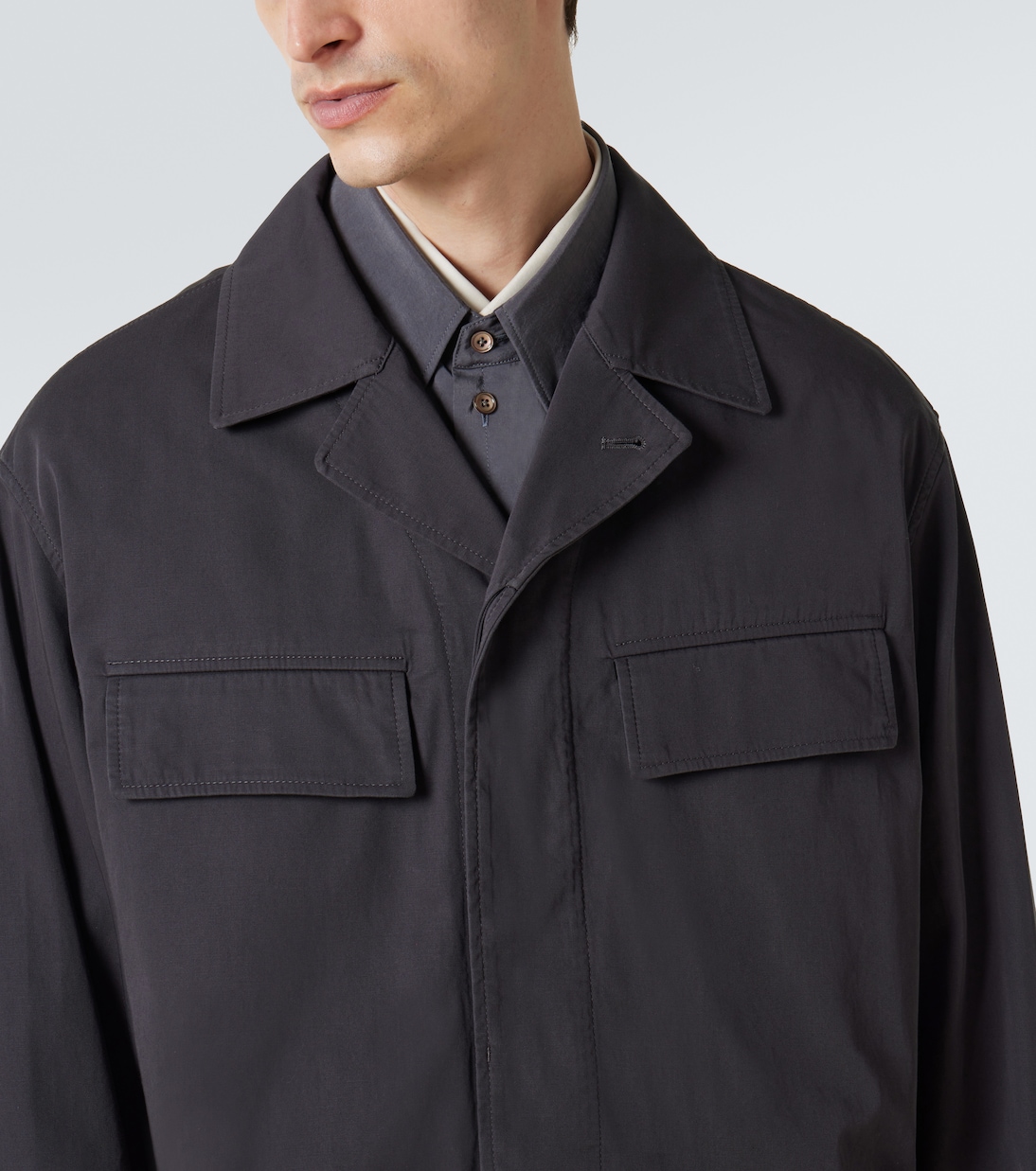 Hemdjacke aus Baumwoll-Twill | Lemaire