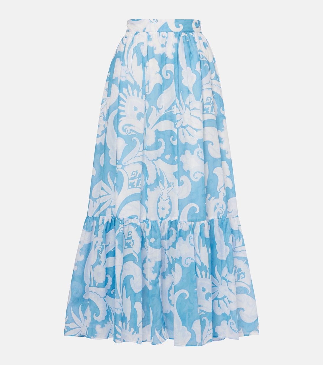 Falda larga de algodón con paisley | Etro