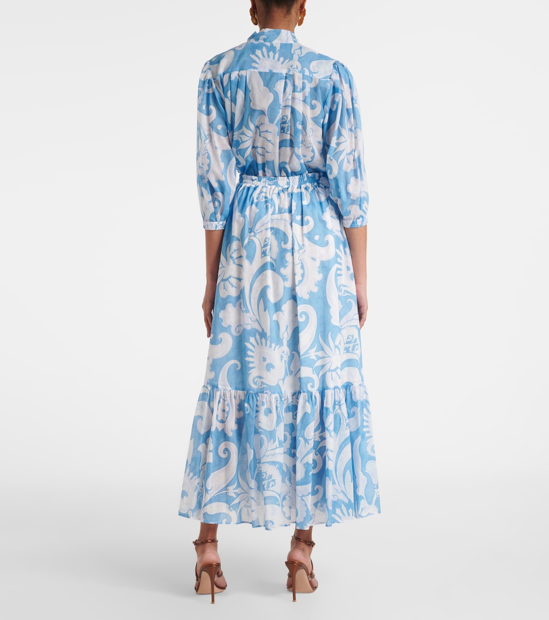 Falda larga de algodón con paisley | Etro