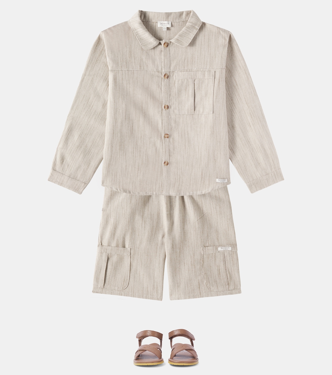Camicia Pieter in cotone a righe | Donsje