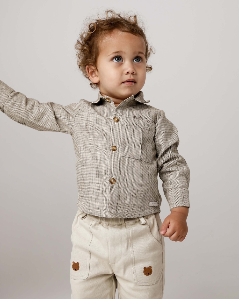Camicia Pieter in cotone a righe | Donsje