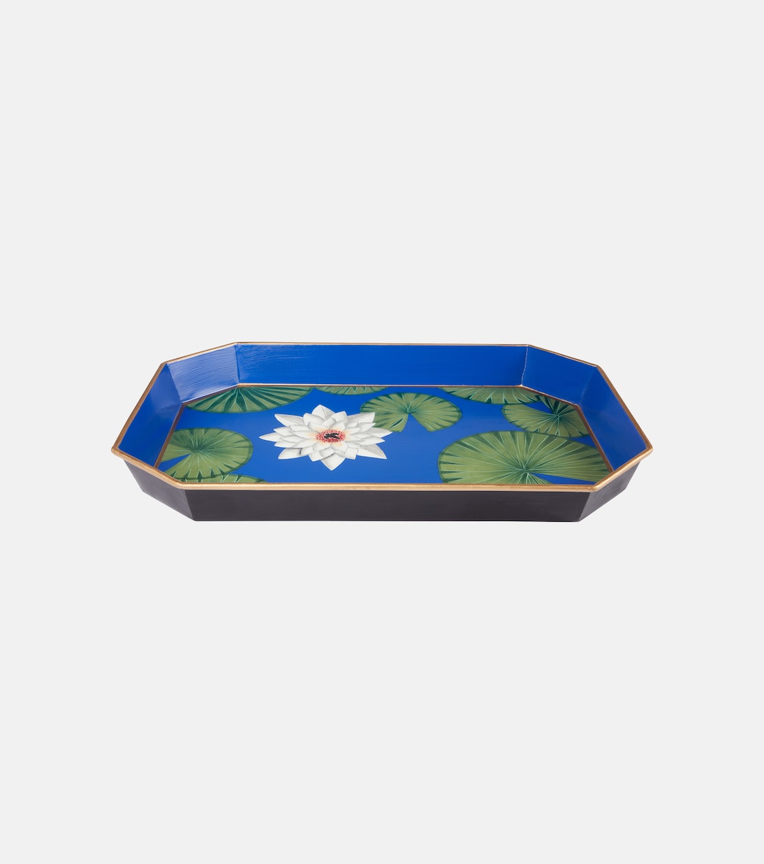Vassoio Flowers in ferro dipinto | Les-Ottomans