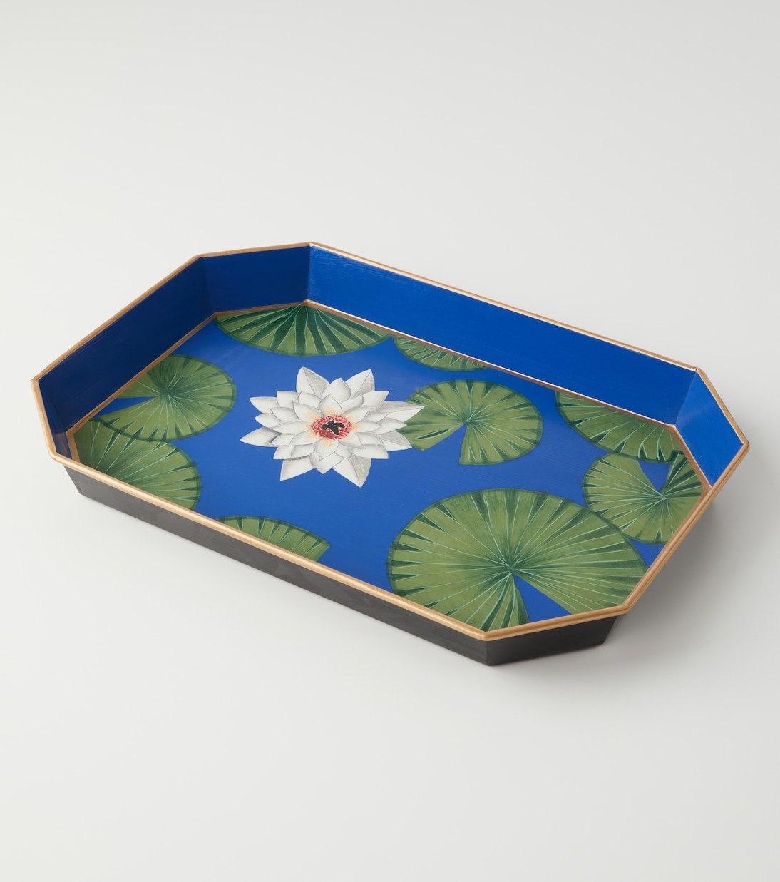 Vassoio Flowers in ferro dipinto | Les-Ottomans