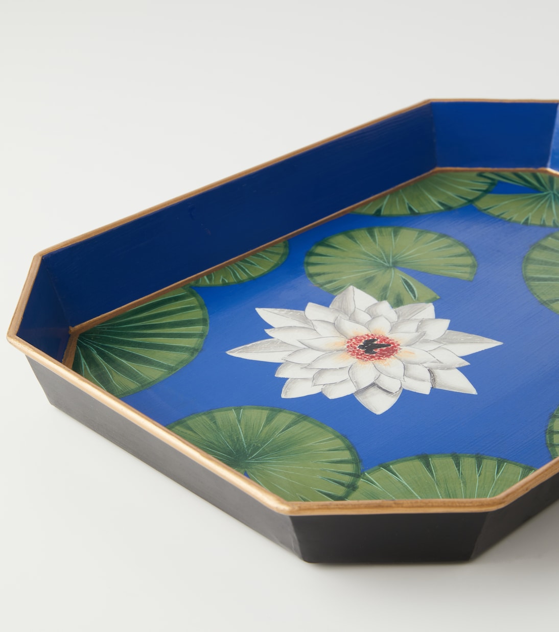 Vassoio Flowers in ferro dipinto | Les-Ottomans