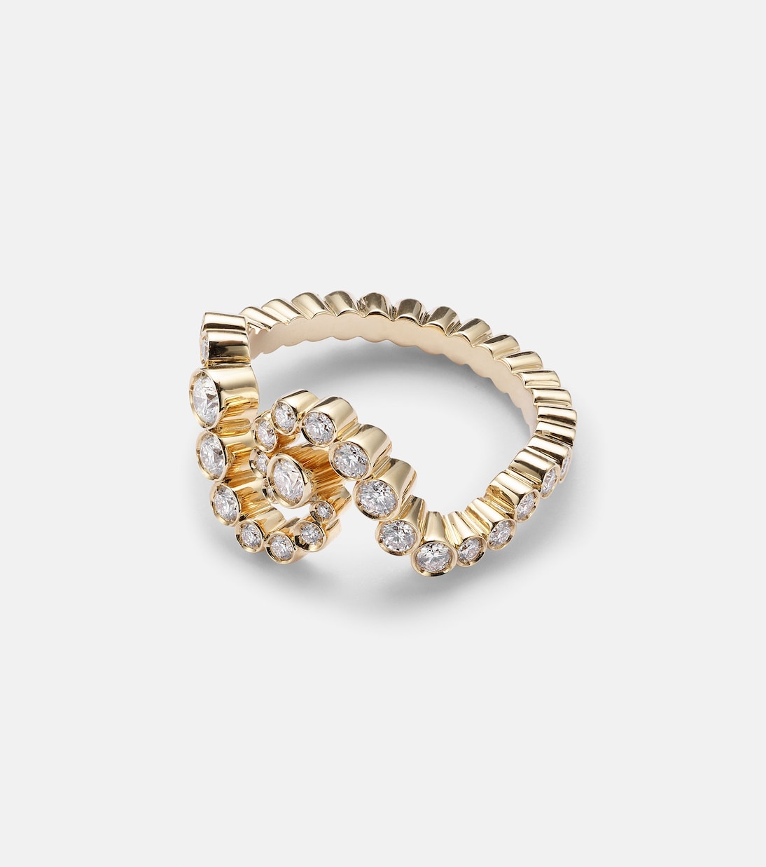 Anello in oro 18kt con diamanti della collezione Ensemble De Ciel di SOPHIE BILLE BRAHE, perfetto per i giovani