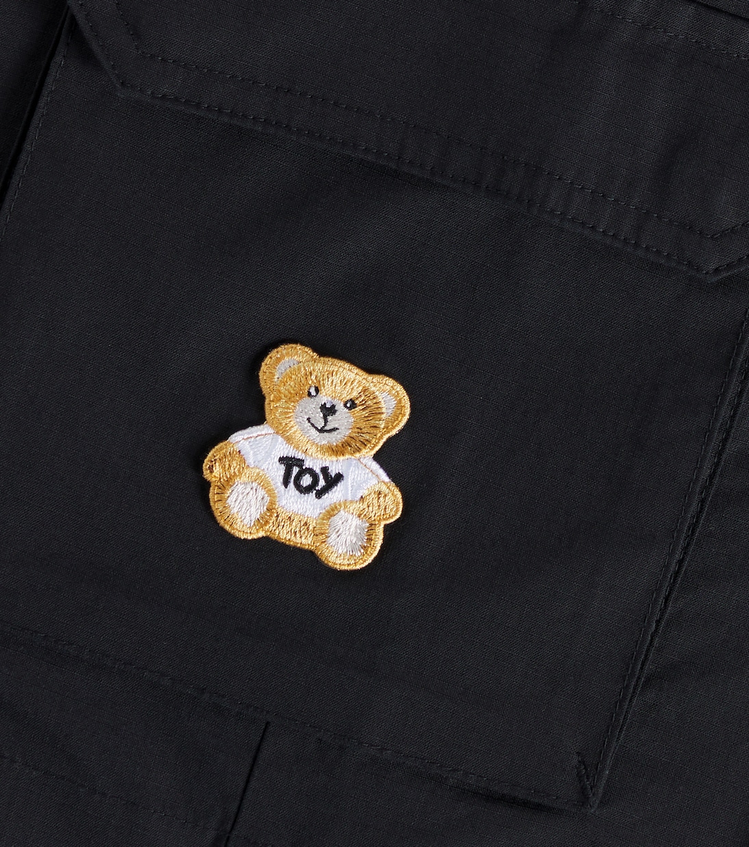 Short cargo Teddy Bear en coton mélangé | Moschino Kids