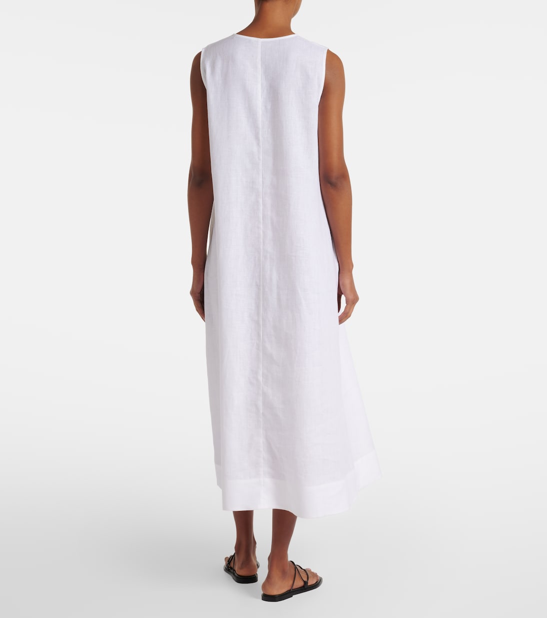 Abito midi Nisha in lino | Asceno