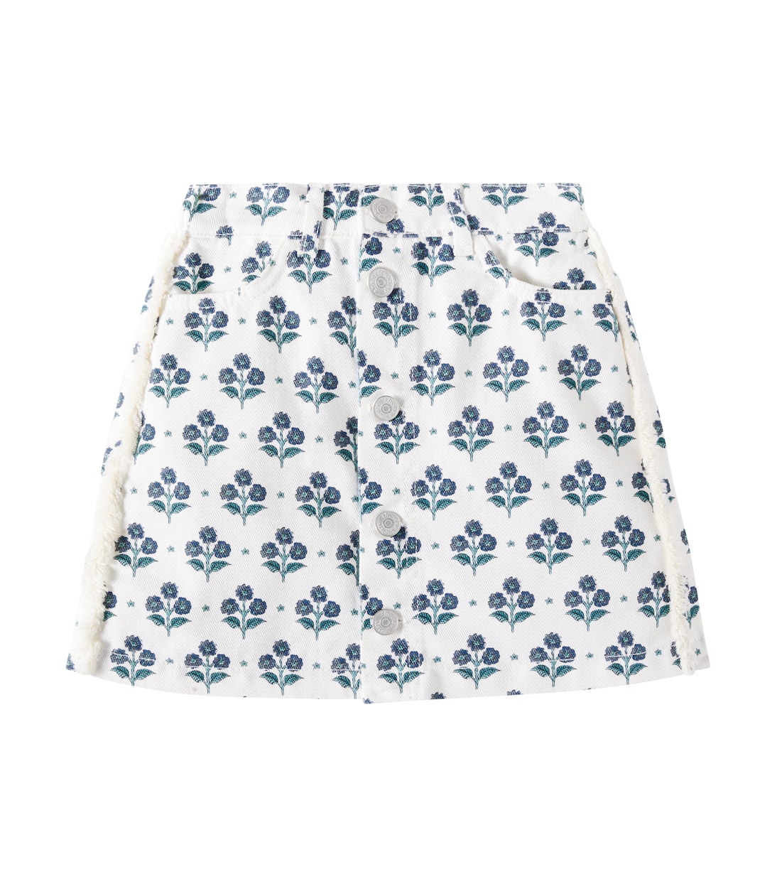 Jupe Leros en jean à fleurs | The New Society