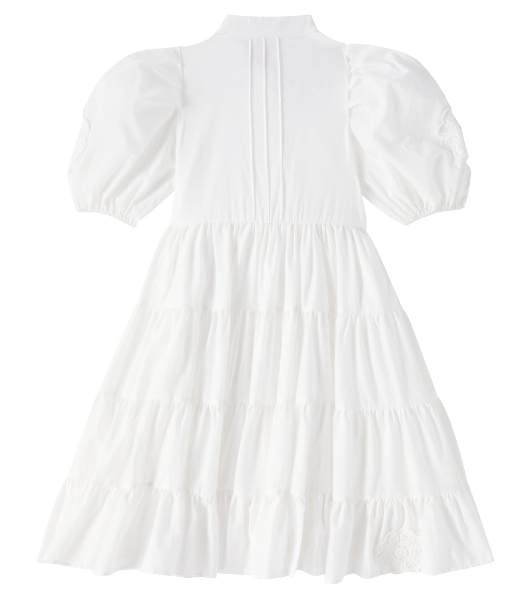 Vestido de gasa de algodón con aplique | Petite Amalie  