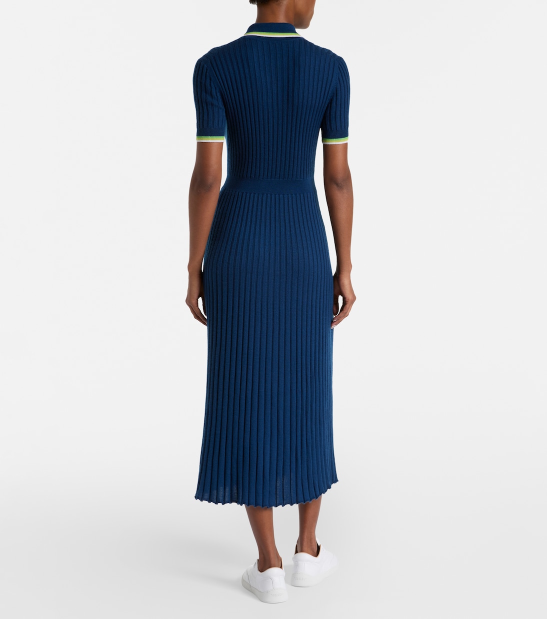 Vestido midi Eyot de cachemir y seda | Gabriela Hearst