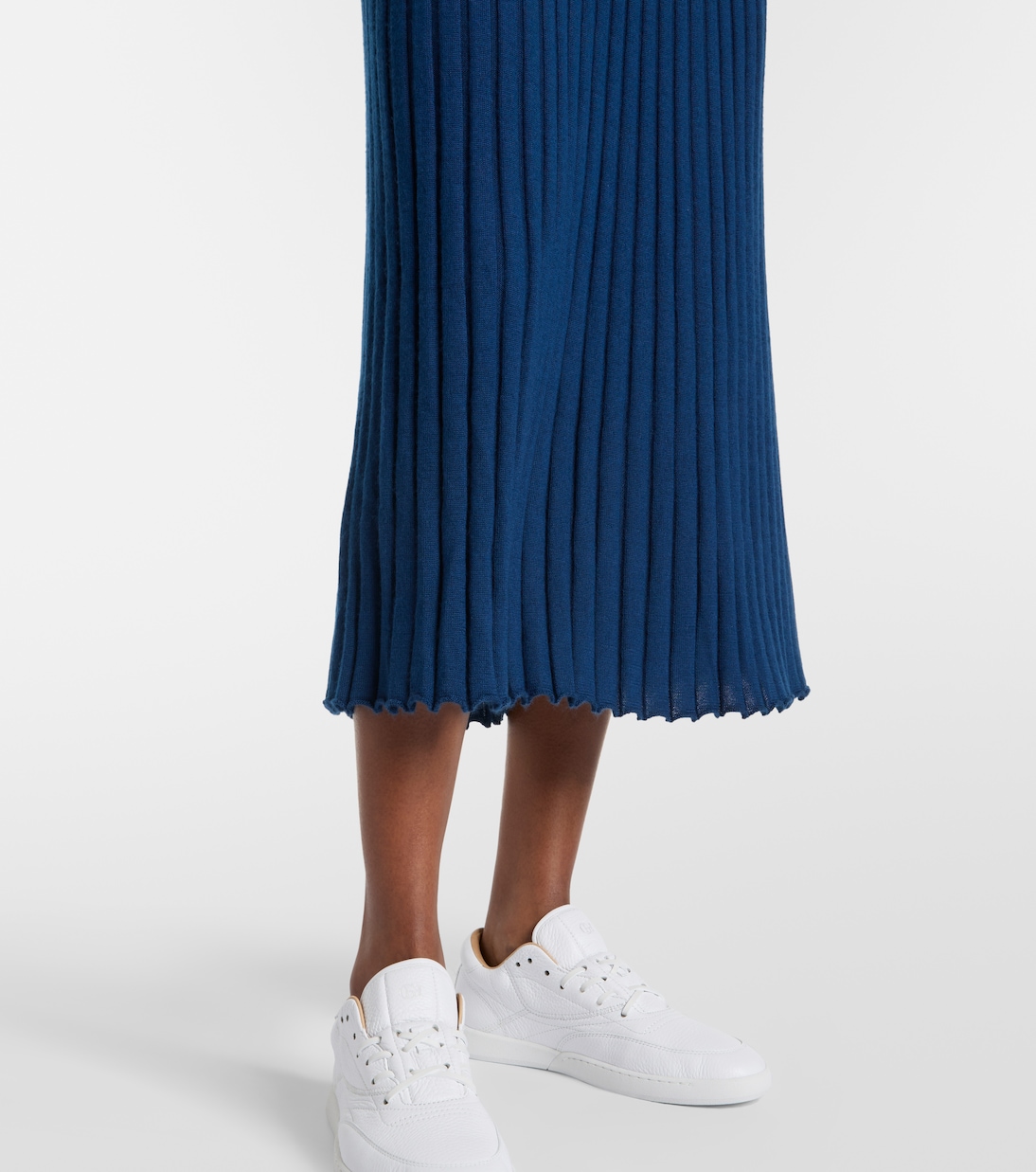 Vestido midi Eyot de cachemir y seda | Gabriela Hearst
