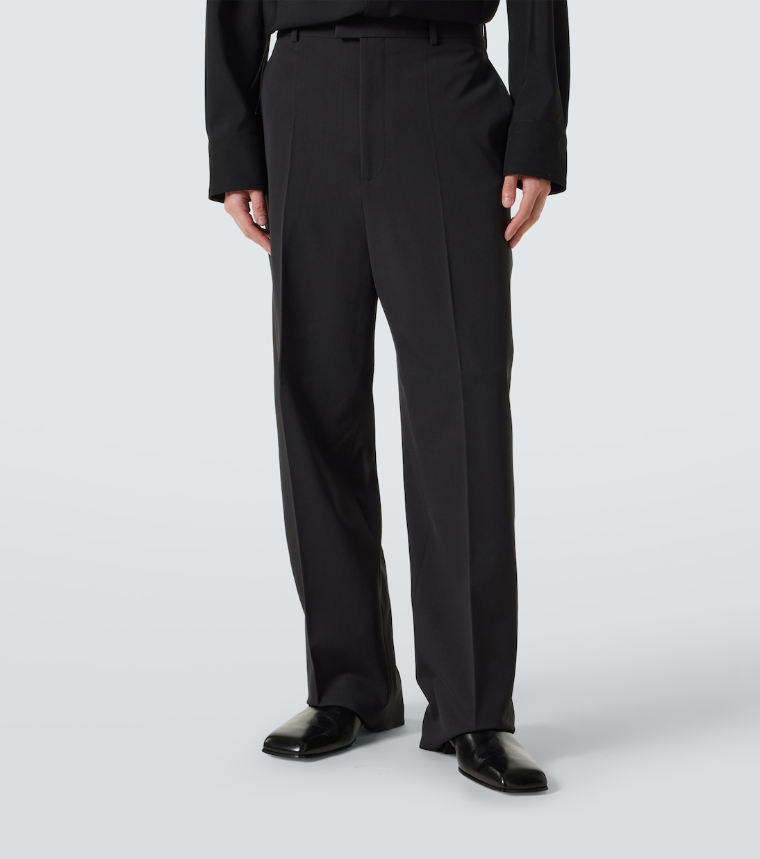Wool-blend straight pants | Bottega Veneta