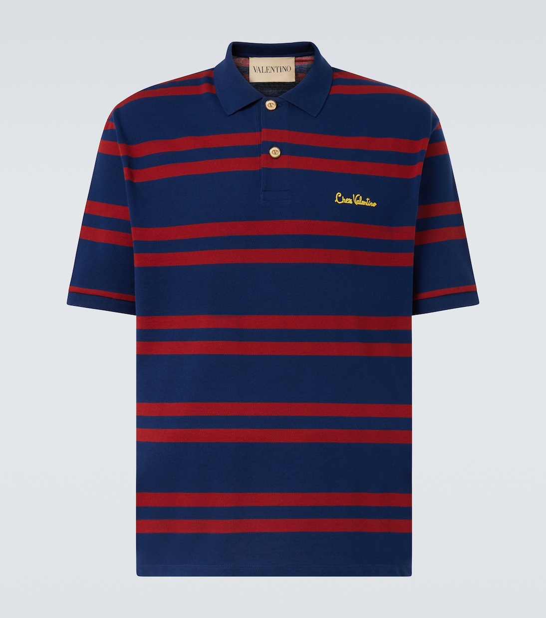 Polohemd Chez Valentino aus Baumwolle | Valentino