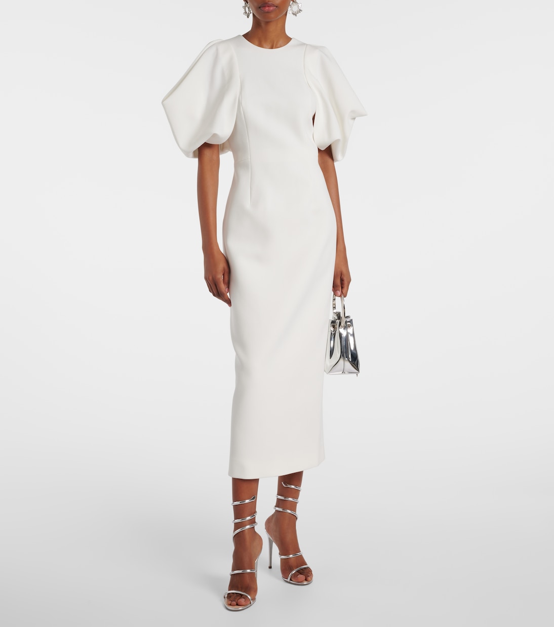 Bridal Midikleid Calita aus Crêpe | Roksanda