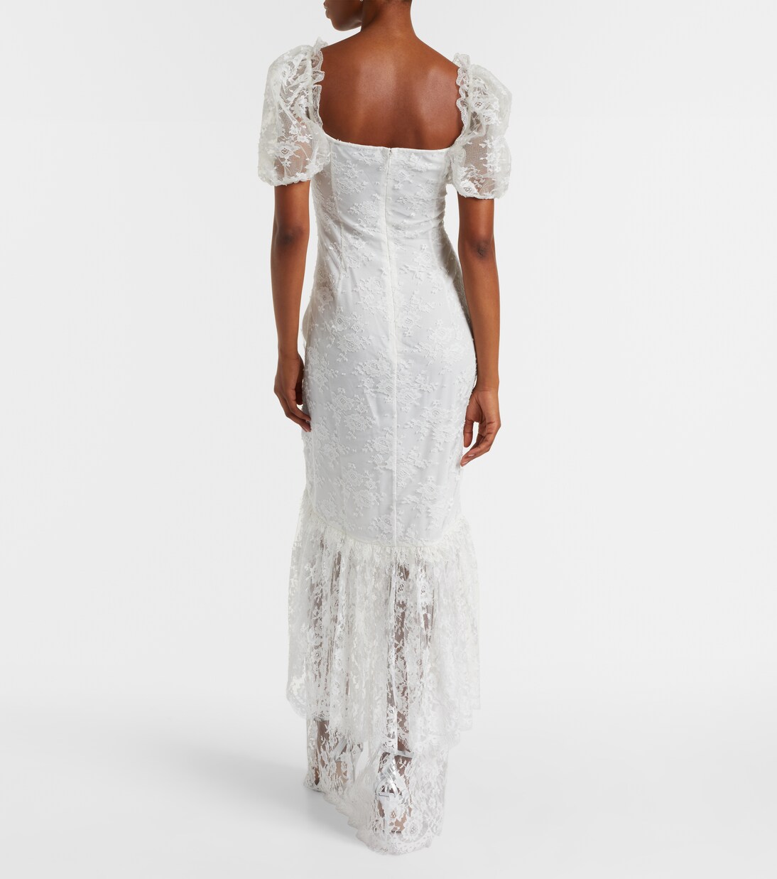 Robe longue en dentelle | Alessandra Rich