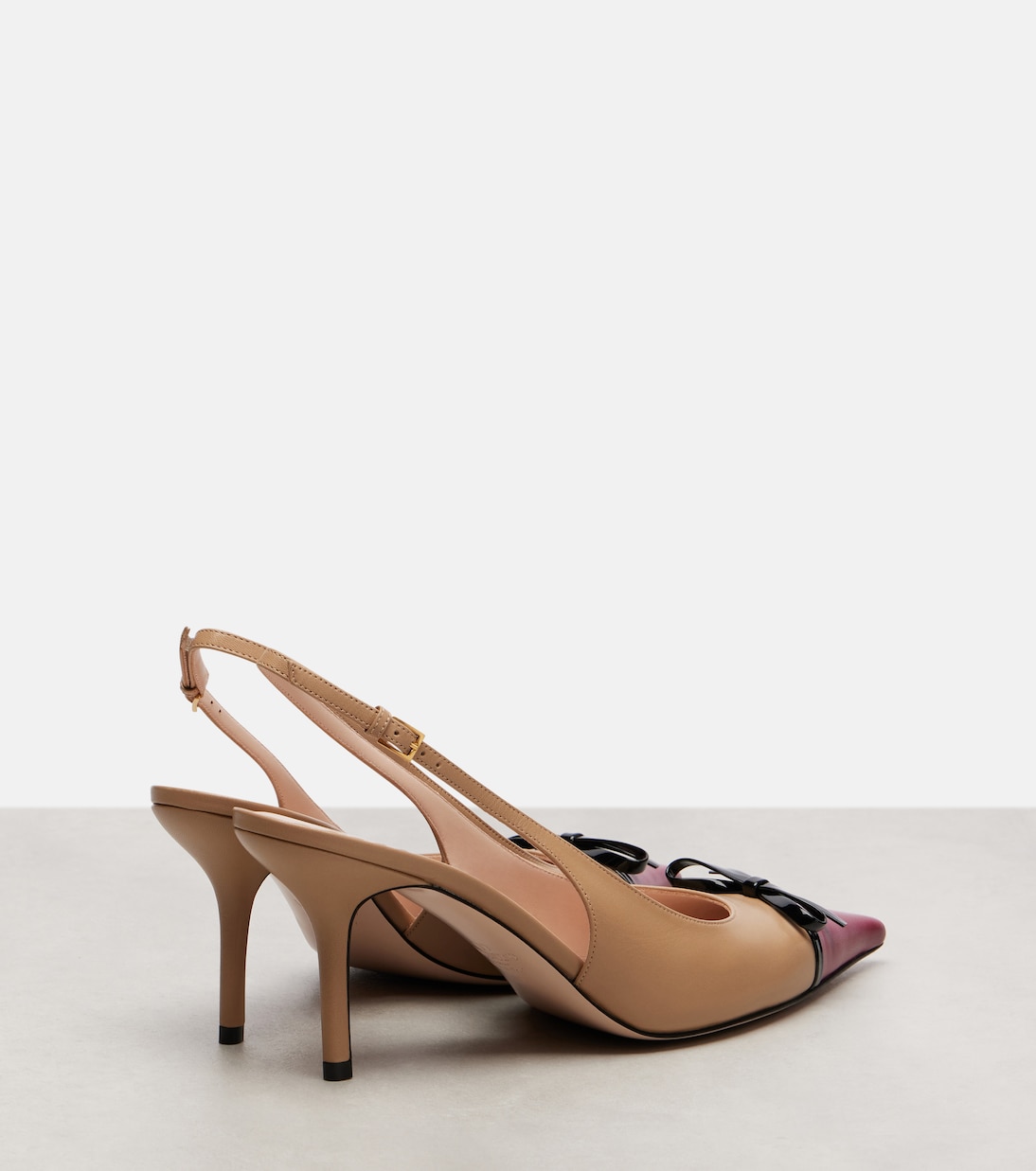 Pumps slingback Bepointy 80 in pelle  | Valentino Garavani