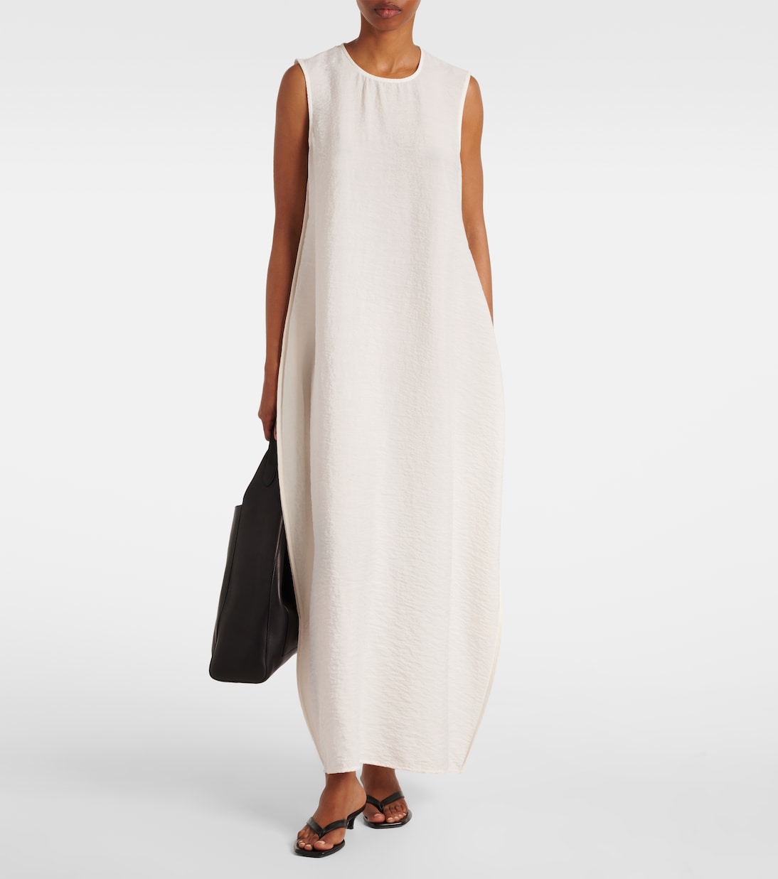 Maxikleid aus einem Seidengemisch | Róhe
