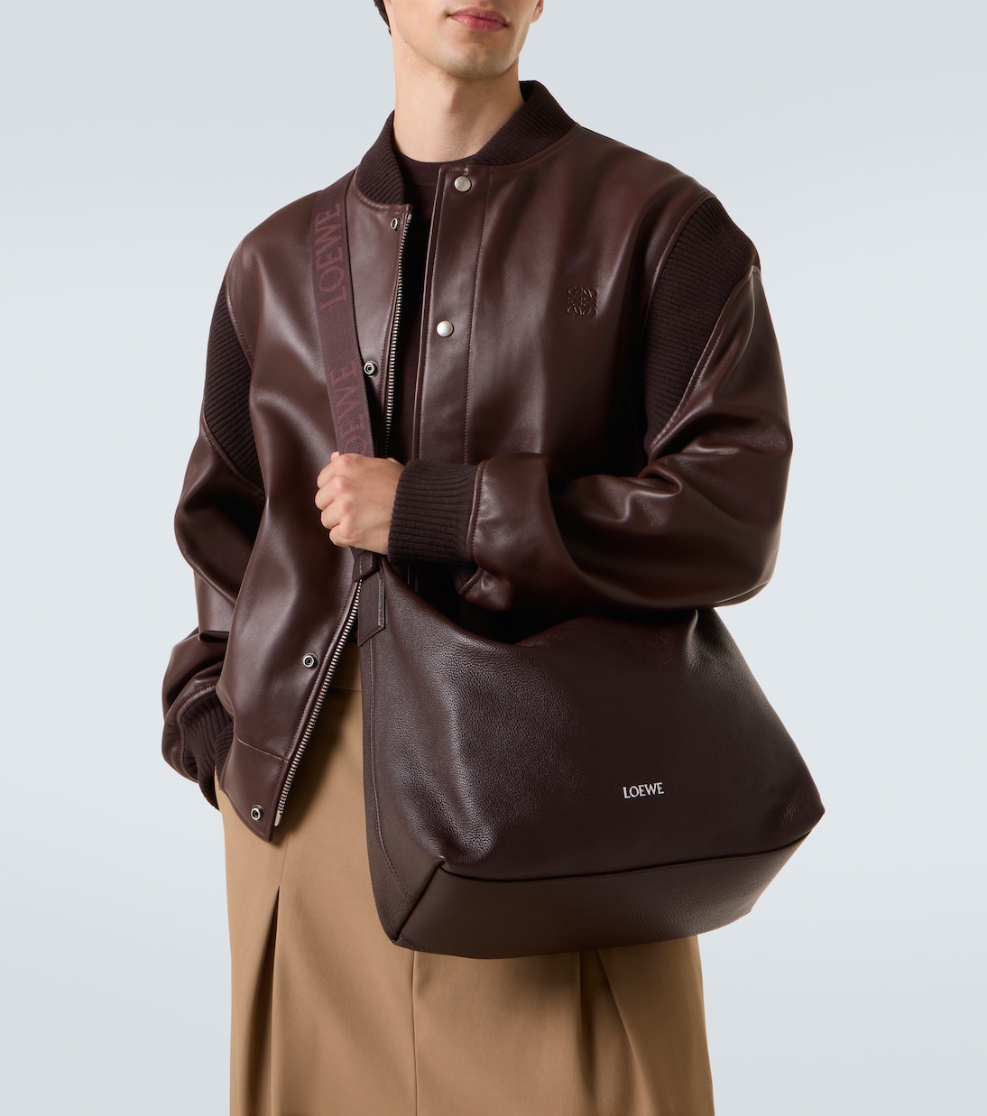 Cubi皮革单肩包 | Loewe