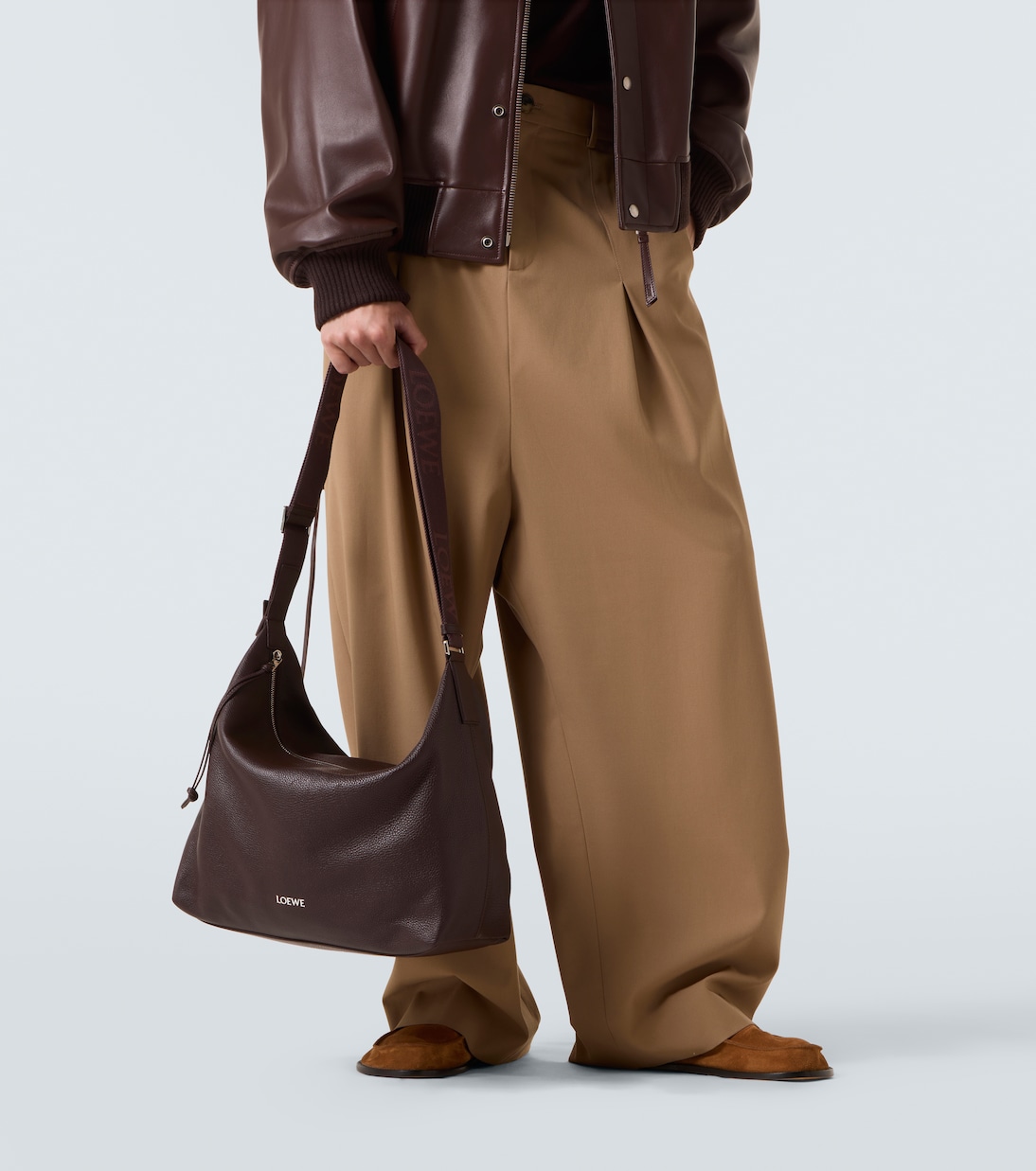 Cubi皮革单肩包 | Loewe