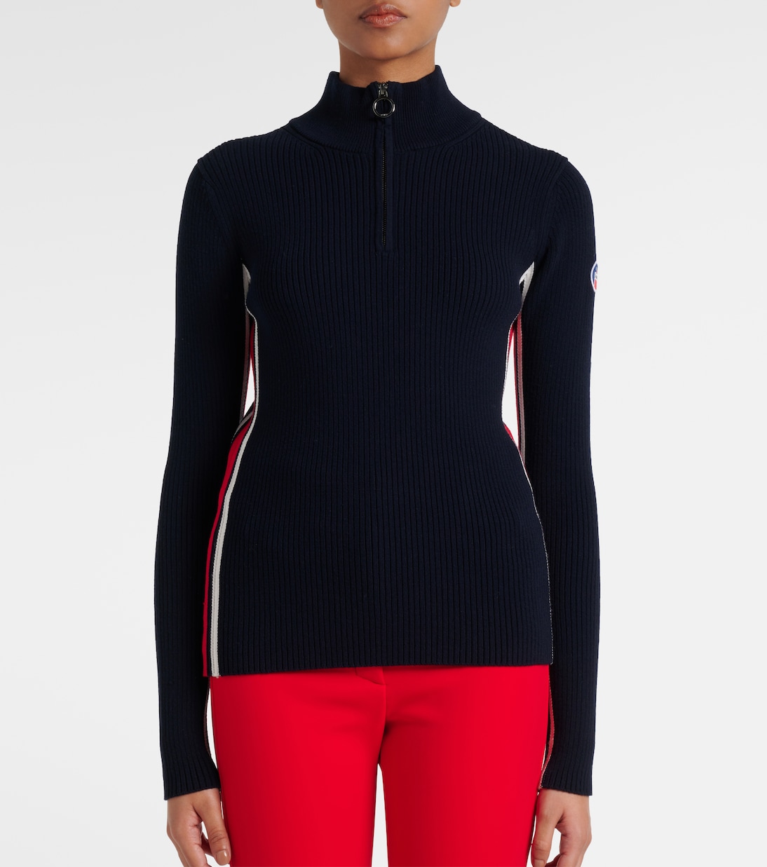 Deltanao ribbed-knit ski top | Fusalp