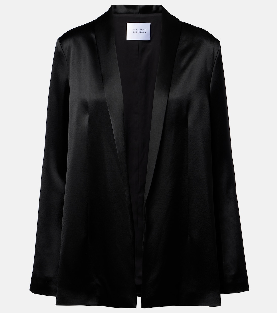 Julianne satin blazer | Galvan
