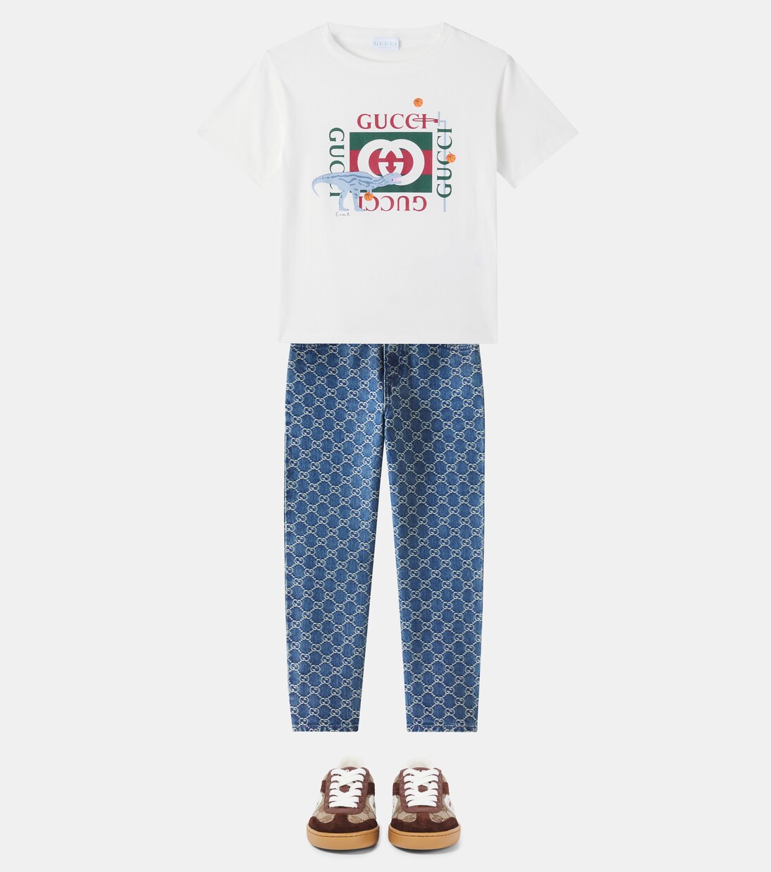 x Euan Roberts cotton jersey T-shirt | Gucci Kids