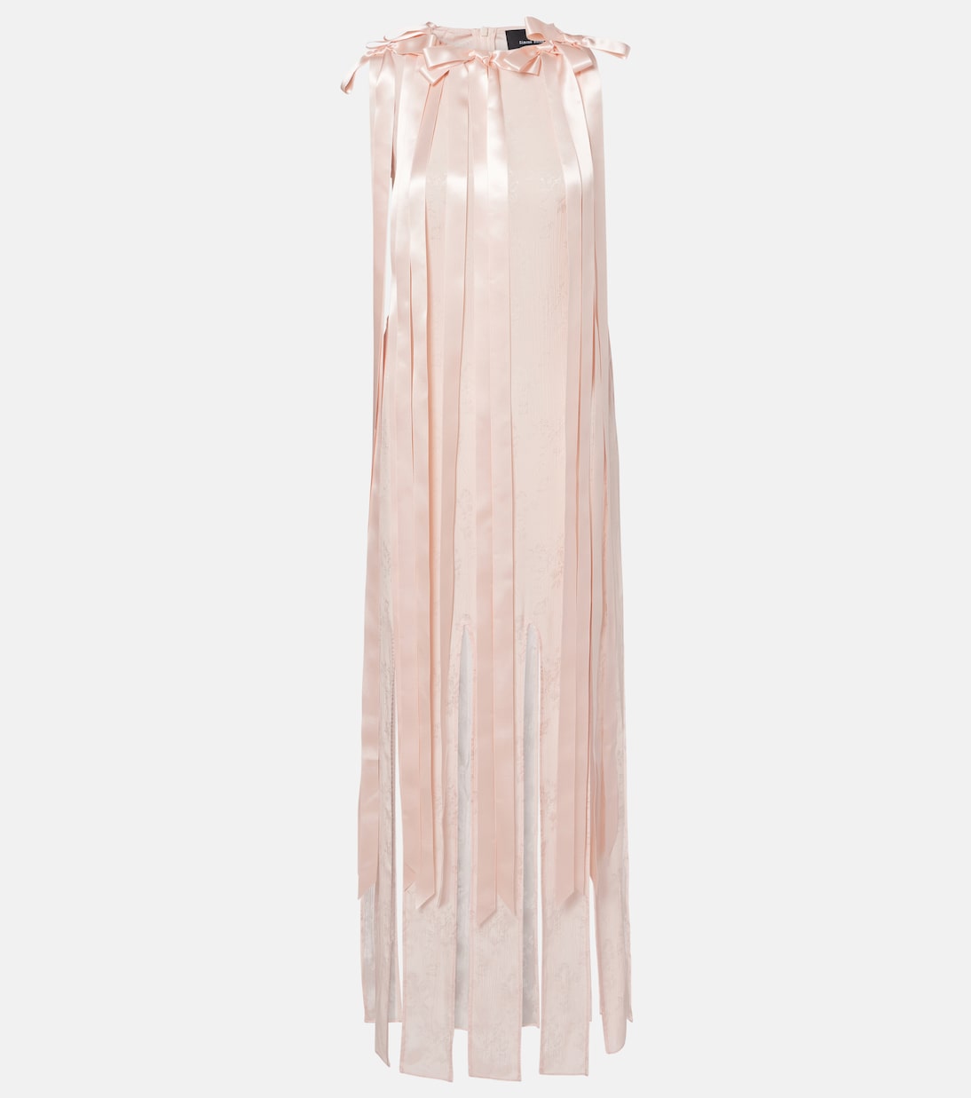 Bow-detail floral jacquard maxi dress | Simone Rocha