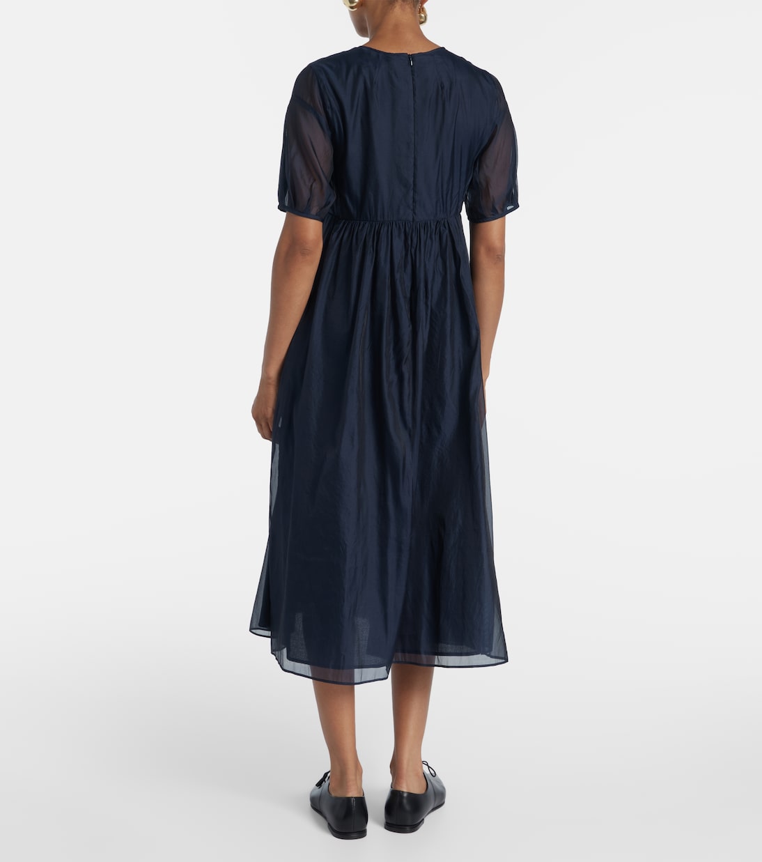 Fatoso silk-blend organza midi dress | 'S Max Mara