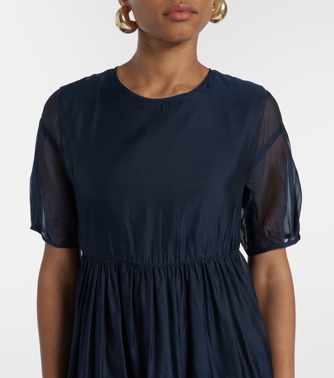 Fatoso silk-blend organza midi dress | 'S Max Mara