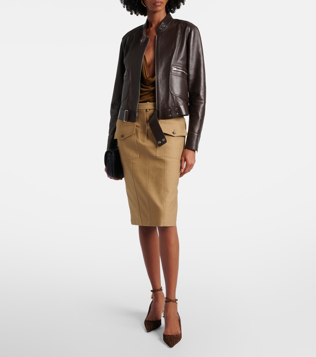 Escarpins Padlock 55 en daim | Tom Ford