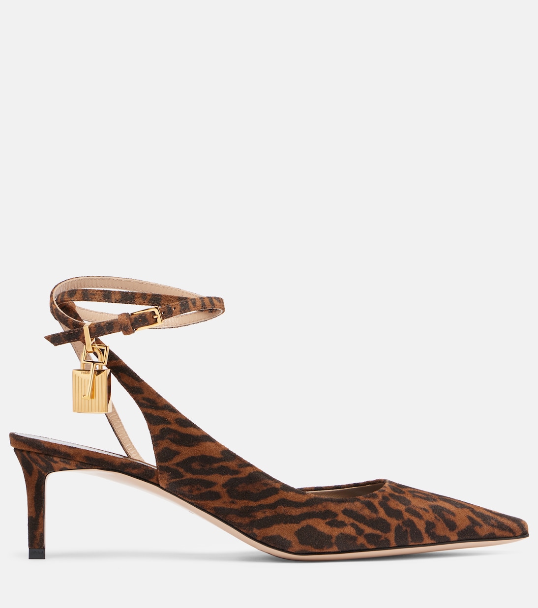 Escarpins Padlock 55 en daim | Tom Ford